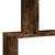 Produktbild 9 för Bokhylla/Rumsavdelare 3 hyllplan 70x24x97 cm konstruerat trä