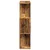 Produktbild 6 för Bokhylla/Rumsavdelare 3 hyllor 70x24x97 cm konstruerat trä