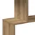 Produktbild 9 för Bokhylla/Rumsavdelare 3 hyllor ek 70x24x97 cm konstruerat trä