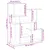 Produktbild 11 för Bokhylla/Rumsavdelare vit 92x29x112 cm konstruerat trä