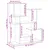 Produktbild 11 för Bokhylla/Rumsavdelare rökfärgad ek 92x29x112 cm konstruerat trä