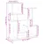 Produktbild 11 för Bokhylla/Rumsavdelare brun ek 92x29x112 cm konstruerat trä