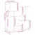 Produktbild 11 för Bokhylla/Rumsavdelare ek 92x29x112 cm konstruerat trä