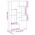 Produktbild 11 för Bokhylla sonoma-ek 72x20x120 cm konstruerat trä