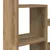Produktbild 9 för Bokhylla ek 72x20x120 cm konstruerat trä