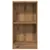 Produktbild 4 för Bokhylla ek 40x24x76 cm konstruerat trä