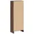 Produktbild 6 för Bokhylla brun ek 40x24x109 cm konstruerat trä