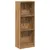 Produktbild 2 för Bokhylla ek 40x24x109 cm konstruerat trä