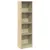 Produktbild 2 för Bokhylla sonoma-ek 40x24x143 cm konstruerat trä