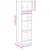 Produktbild 9 för Bokhylla sonoma-ek 40x24x143 cm konstruerat trä