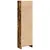 Produktbild 6 för Bokhylla rökfärgad ek 40x24x143 cm konstruerat trä