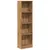 Produktbild 2 för Bokhylla ek 40x24x143 cm konstruerat trä