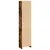 Produktbild 6 för Bokhylla rökfärgad ek 40x24x176 cm konstruerat trä