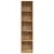 Produktbild 4 för Bokhylla ek 40x24x176 cm konstruerat trä