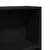 Produktbild 7 för Bokhylla svart 60x24x109 cm konstruerat trä