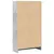 Produktbild 6 för Bokhylla betonggrå 60x24x109 cm konstruerat trä