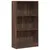 Produktbild 2 för Bokhylla brun ek 60x24x109 cm konstruerat trä