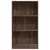 Produktbild 4 för Bokhylla brun ek 60x24x109 cm konstruerat trä