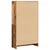 Produktbild 6 för Bokhylla åldrat trä 60x24x109 cm konstruerat trä