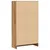 Produktbild 6 för Bokhylla ek 60x24x109 cm konstruerat trä