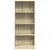 Produktbild 4 för Bokhylla sonoma-ek 60x24x143 cm konstruerat trä