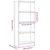 Produktbild 9 för Bokhylla sonoma-ek 60x24x143 cm konstruerat trä