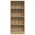Produktbild 4 för Bokhylla ek 60x24x143 cm konstruerat trä