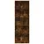 Produktbild 4 för Bokhylla rökfärgad ek 60x24x176 cm konstruerat trä