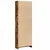 Produktbild 6 för Bokhylla rökfärgad ek 60x24x176 cm konstruerat trä