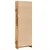 Produktbild 6 för Bokhylla åldrat trä 60x24x176 cm konstruerat trä