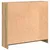 Produktbild 7 för Bokhylla ek 80x24x76 cm konstruerat trä