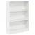 Produktbild 2 för Bokhylla vit 80x24x109 cm konstruerat trä