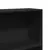 Produktbild 7 för Bokhylla svart 80x24x109 cm konstruerat trä