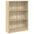 Produktbild 2 för Bokhylla sonoma-ek 80x24x109 cm konstruerat trä