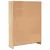 Produktbild 7 för Bokhylla sonoma-ek 80x24x109 cm konstruerat trä