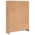 Produktbild 7 för Bokhylla ek 80x24x109 cm konstruerat trä
