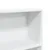 Produktbild 7 för Bokhylla vit 80x24x143 cm konstruerat trä
