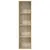 Produktbild 5 för Bokhylla sonoma-ek 40x30x152 cm konstruerat trä
