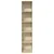 Produktbild 4 för Bokhylla sonoma-ek 40x30x189 cm konstruerat trä