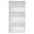 Produktbild 4 för Bokhylla vit 60x30x114 cm konstruerat trä