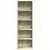 Produktbild 4 för Bokhylla sonoma-ek 60x30x189 cm konstruerat trä
