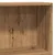 Produktbild 7 för Bokhylla ek 80x30x77 cm konstruerat trä