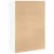 Produktbild 6 för Bokhylla vit 80x30x114 cm konstruerat trä