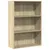 Produktbild 2 för Bokhylla sonoma-ek 80x30x114 cm konstruerat trä