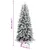 Produktbild 11 för Plastgran med 300 LEDs och snö 240 cm