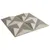 Produktbild 5 för Väggpaneler 12 st beton 50x50 cm XPS 3 m² origami