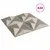Produktbild 4 för Väggpaneler 48 st beton 50x50 cm XPS 12 m² origami