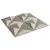 Produktbild 5 för Väggpaneler 48 st beton 50x50 cm XPS 12 m² origami