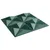 Produktbild 5 för Väggpaneler 12 st grön 50x50 cm XPS 3 m² origami