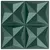 Produktbild 2 för Väggpaneler 24 st grön 50x50 cm XPS 6 m² origami
